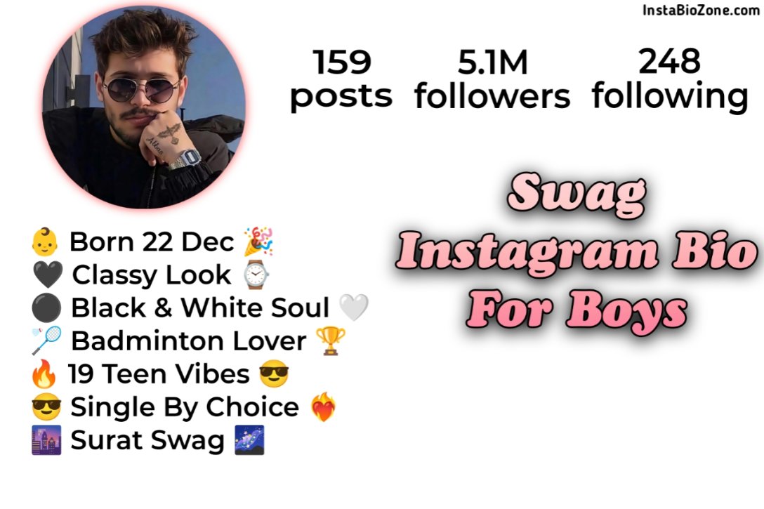 Swag Instagram Bio For Boys