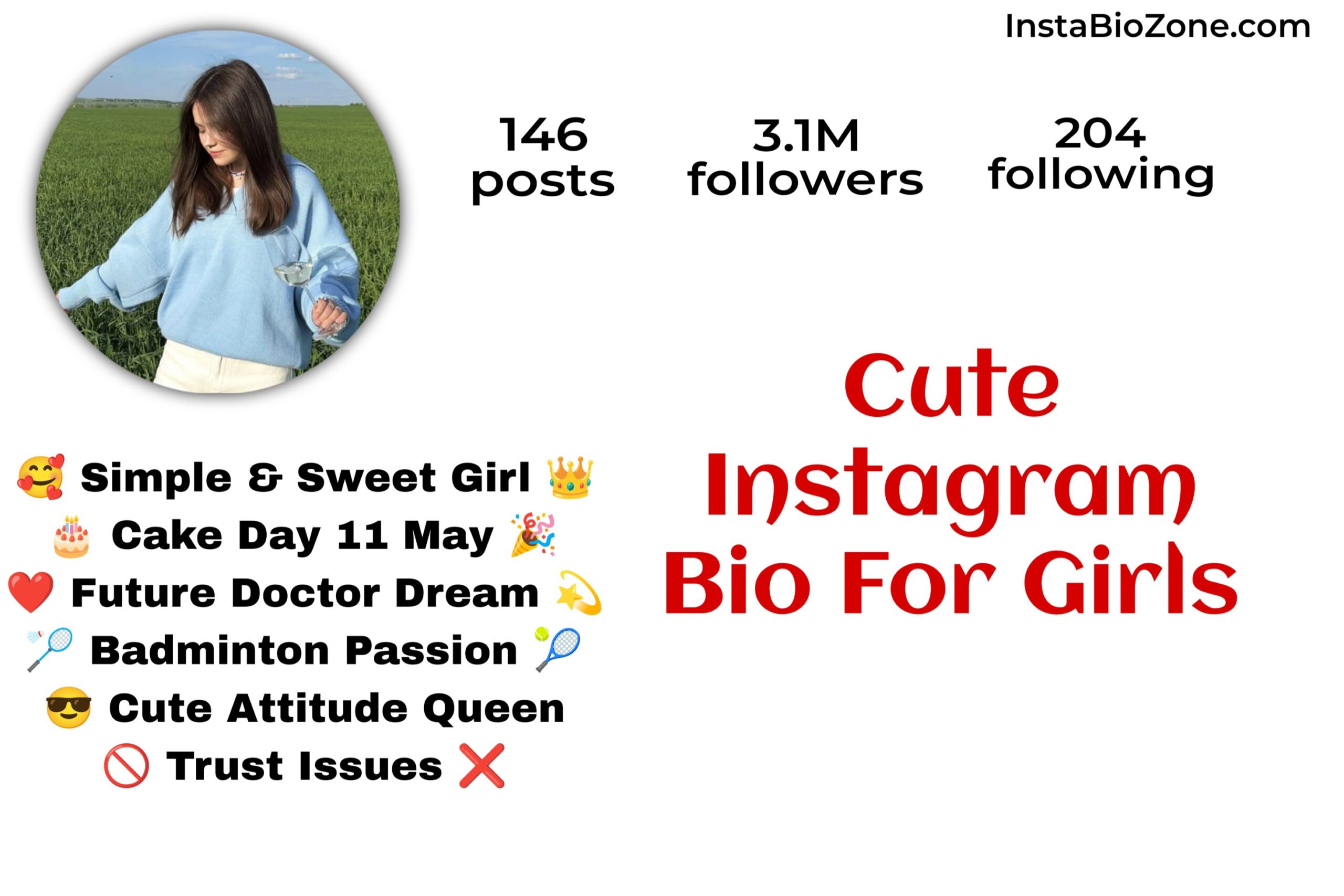Cute Instagram Bio For Girls