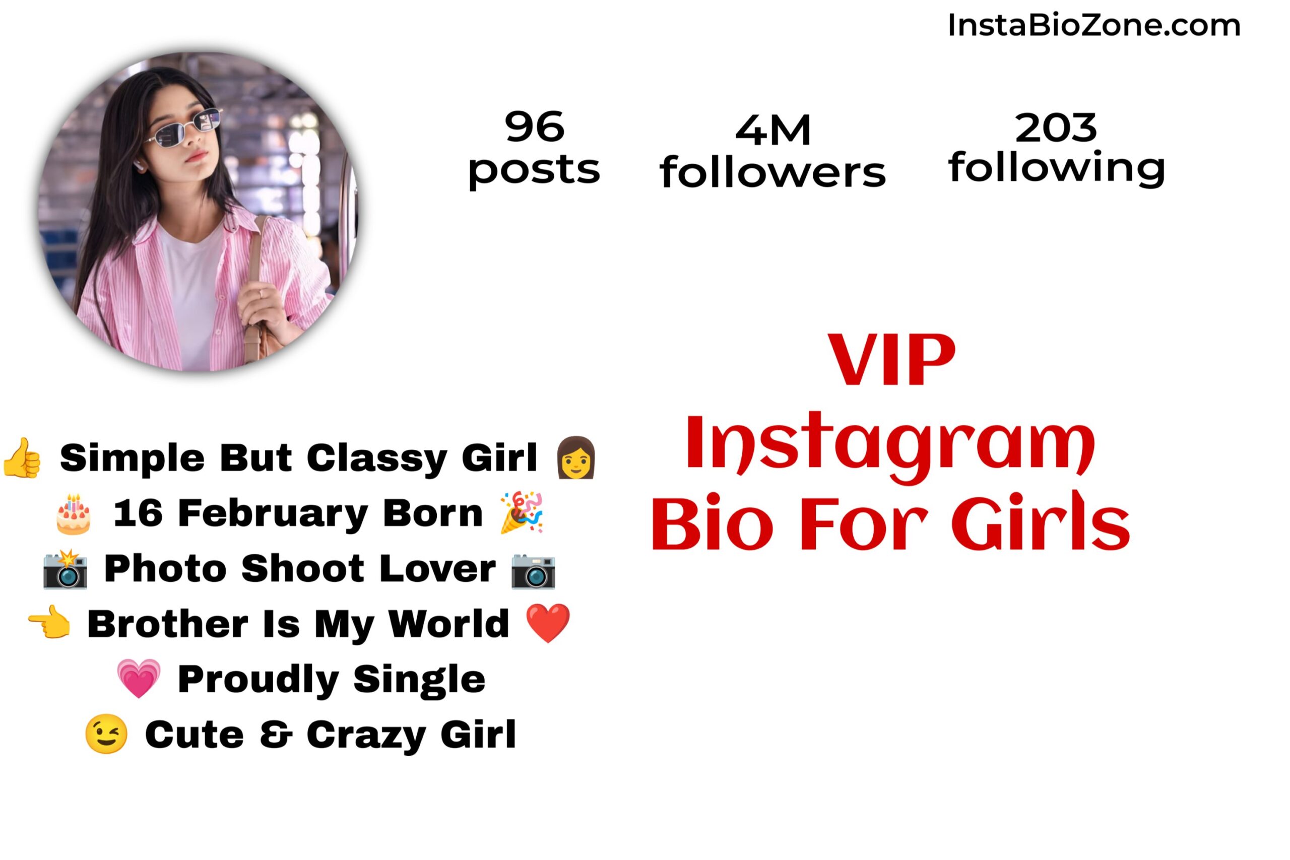VIP Instagram Bio For Girls