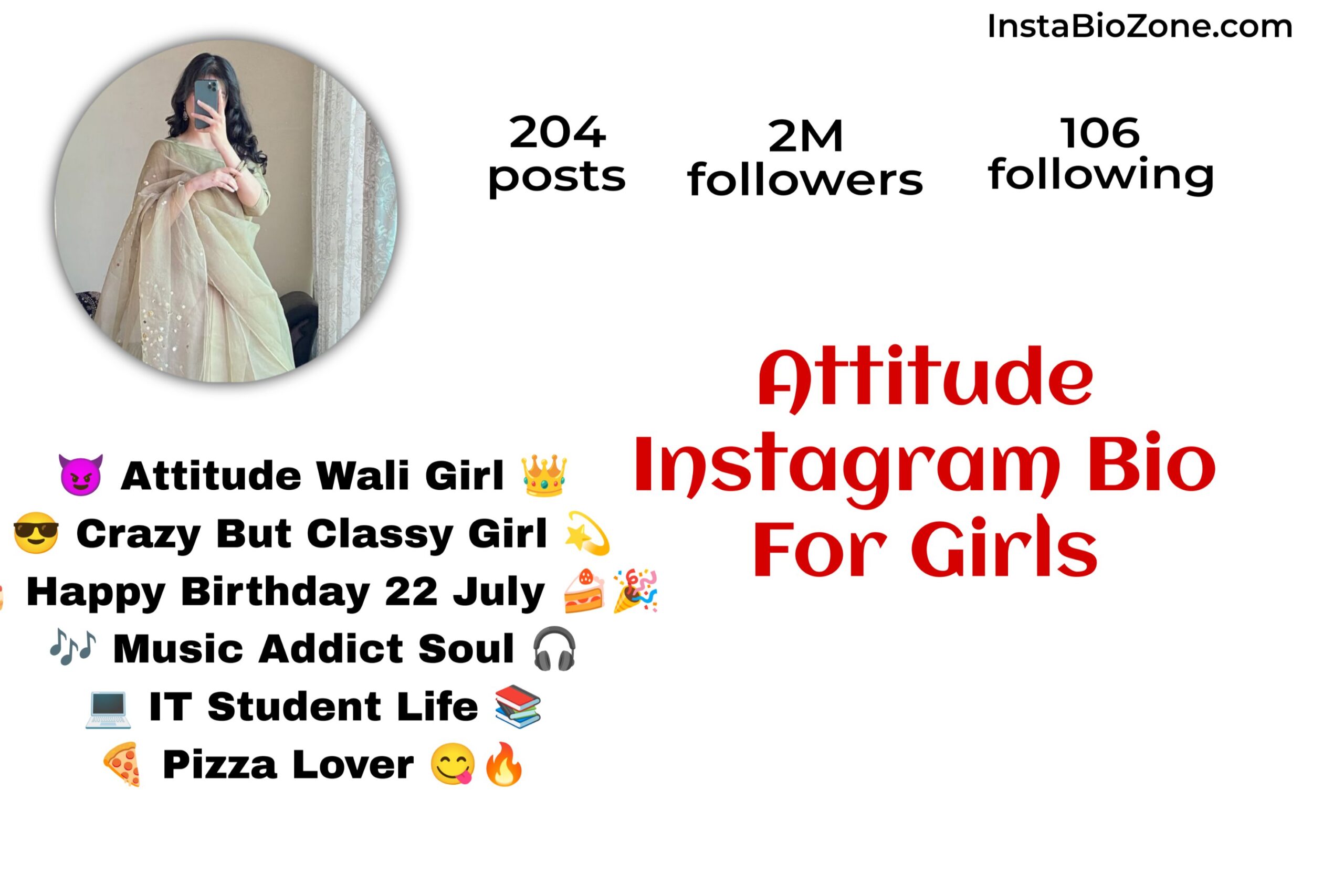 Attitude Instagram Bio For Girls