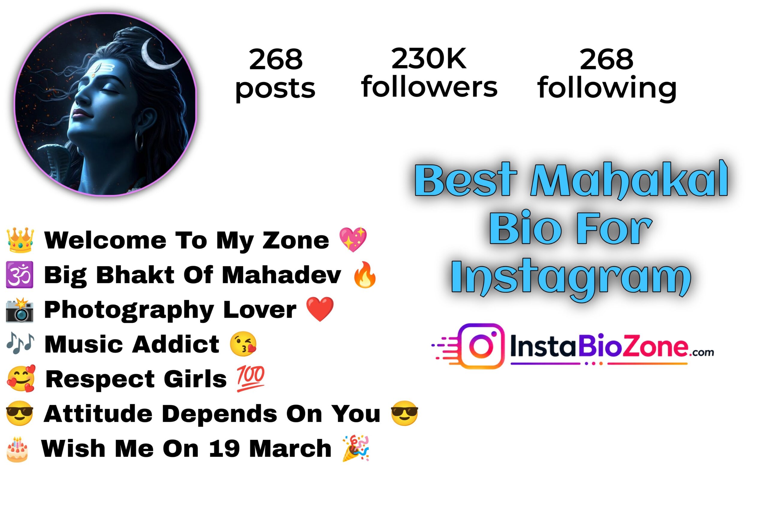 Best Mahakal Bio For Instagram