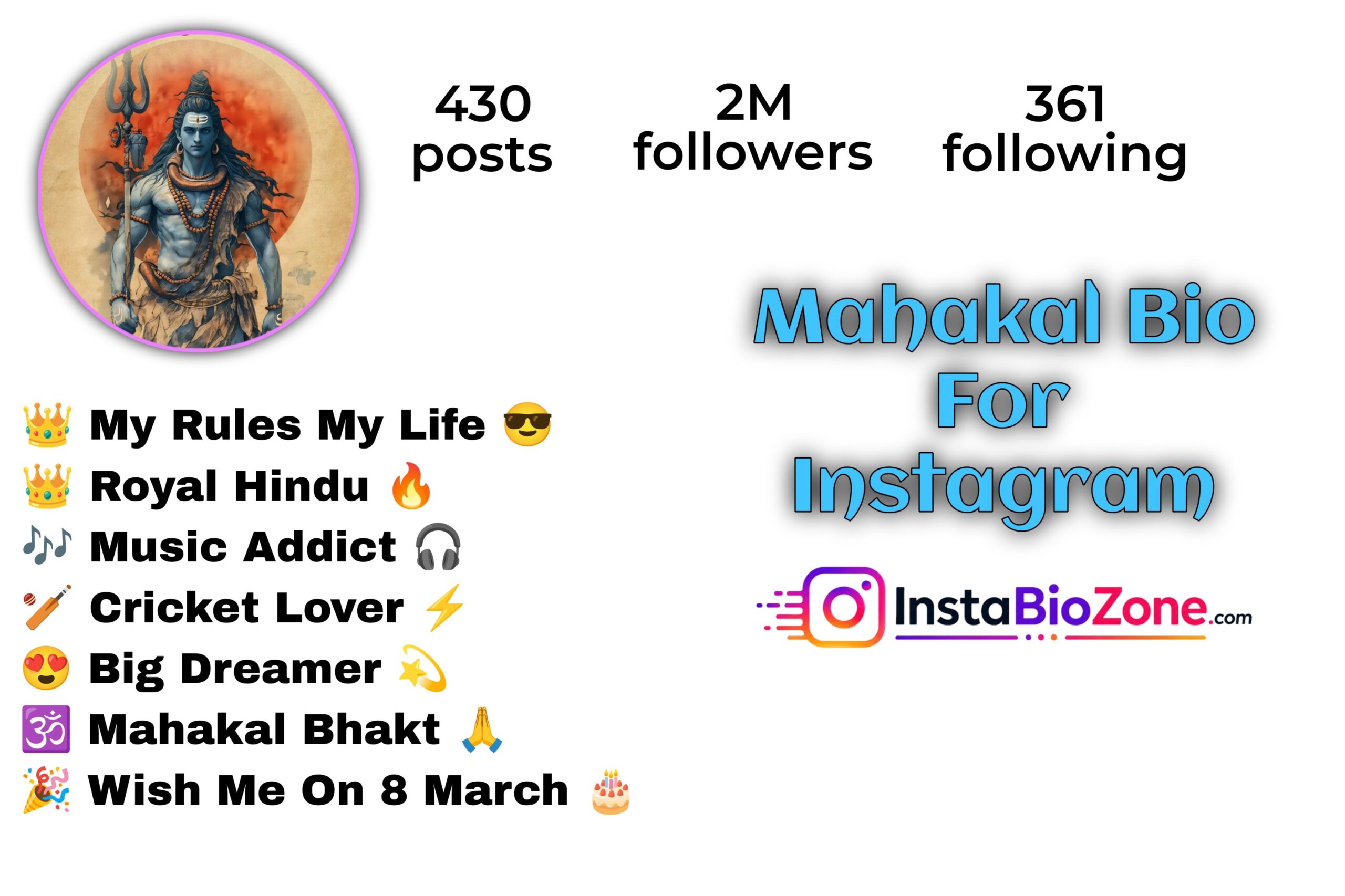 Mahakal Bio For Instagram