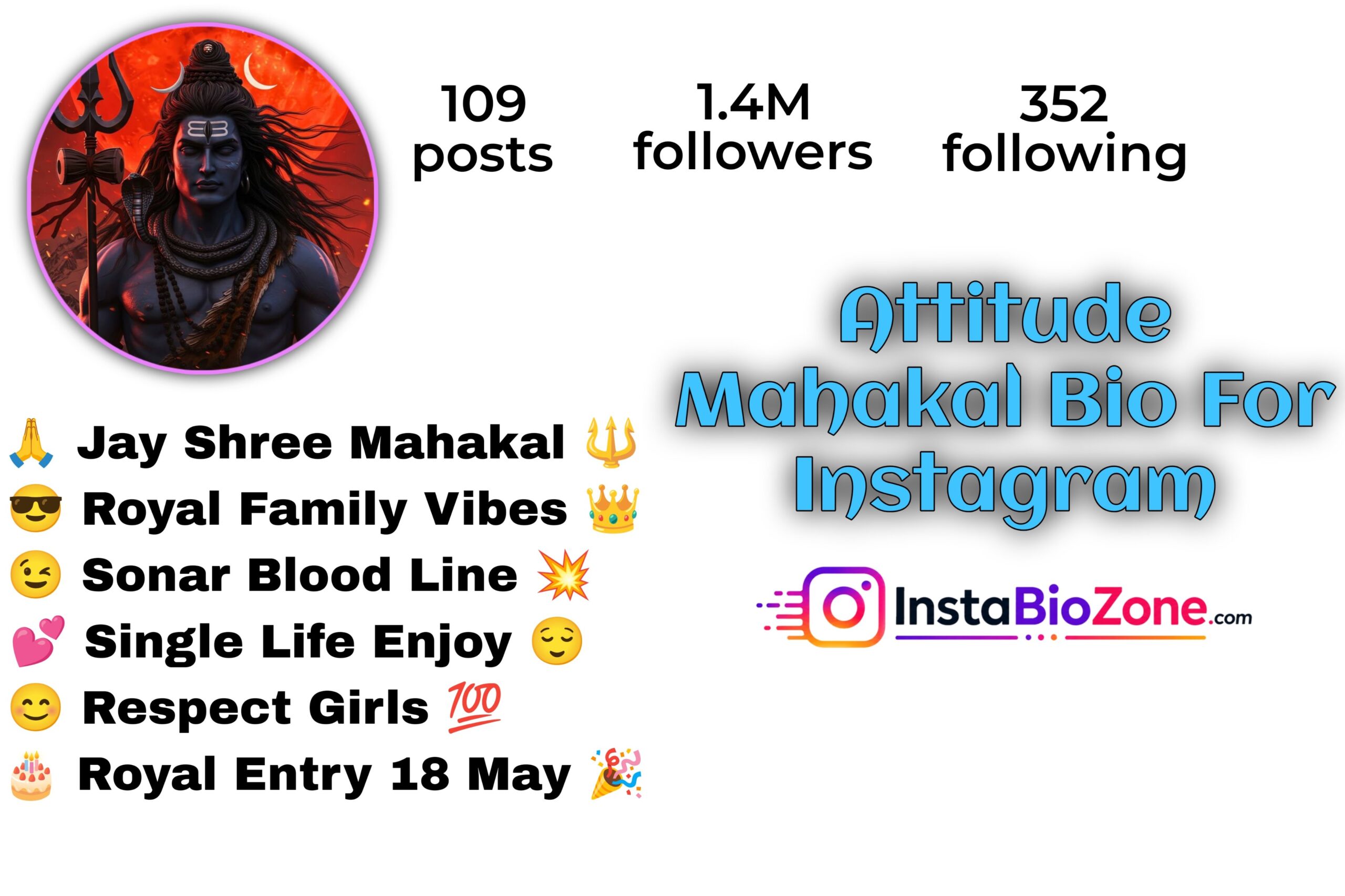 Attitude Mahakal Bio For Instagram