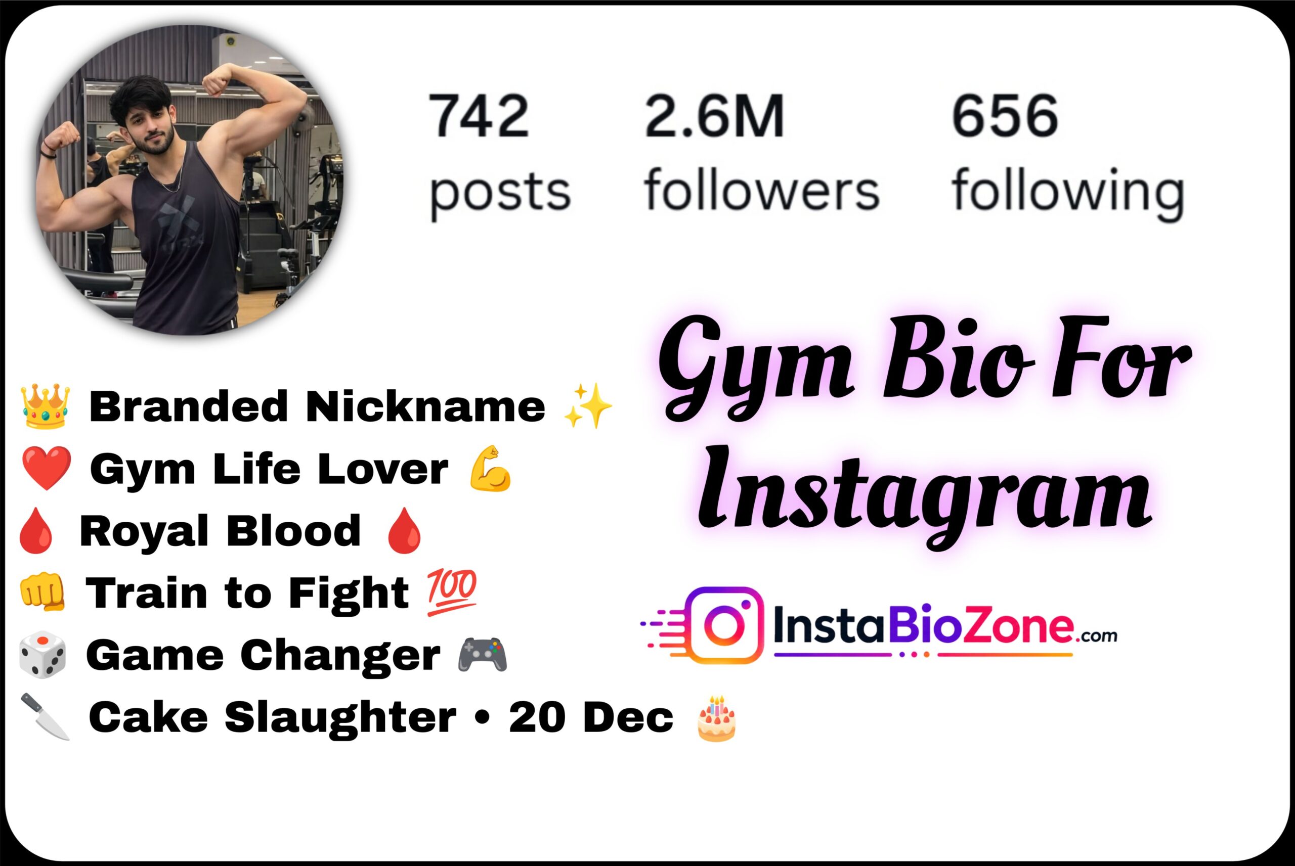 Gym Bio For Instagram