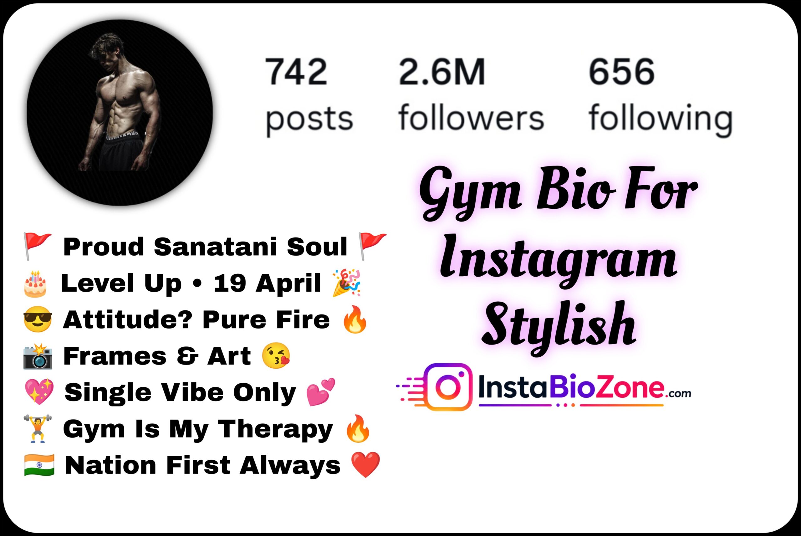 Gym Bio For Instagram Stylish