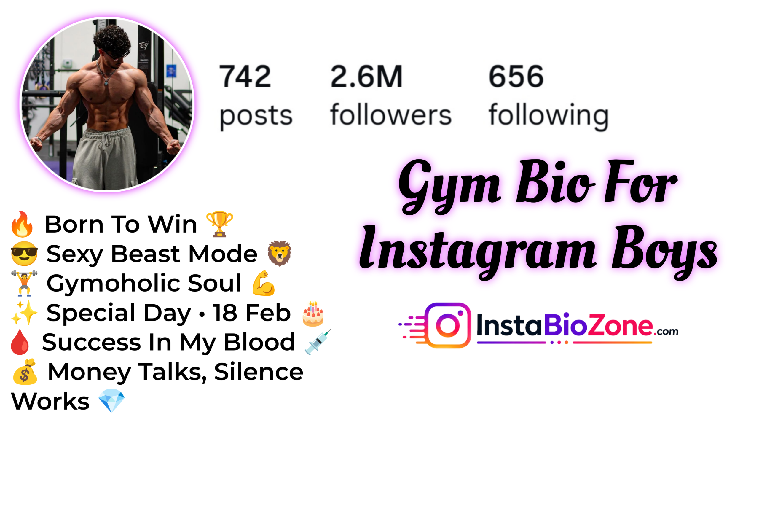 Gym Bio For Instagram Boys