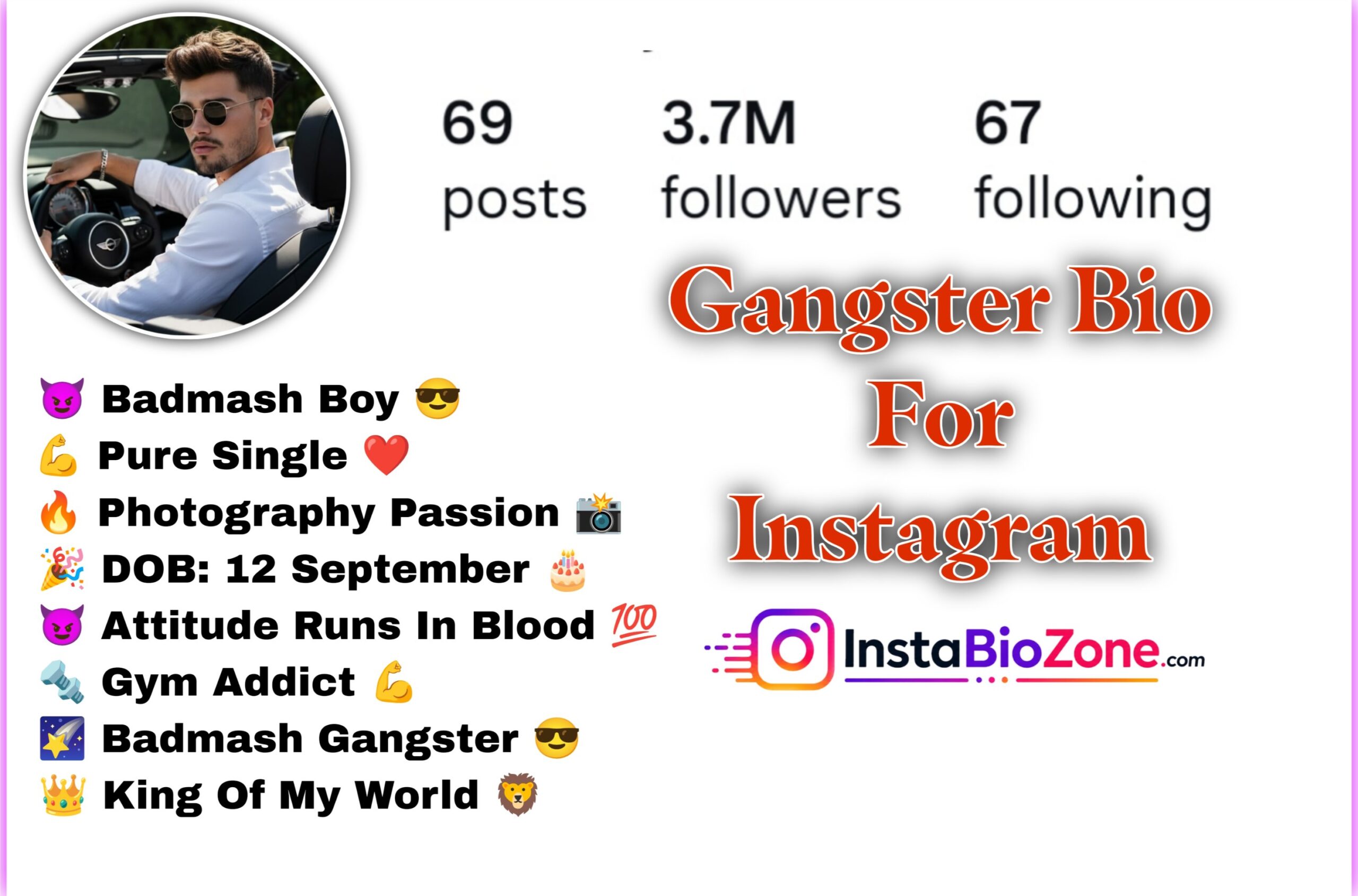 Gangster Bio For Instagram