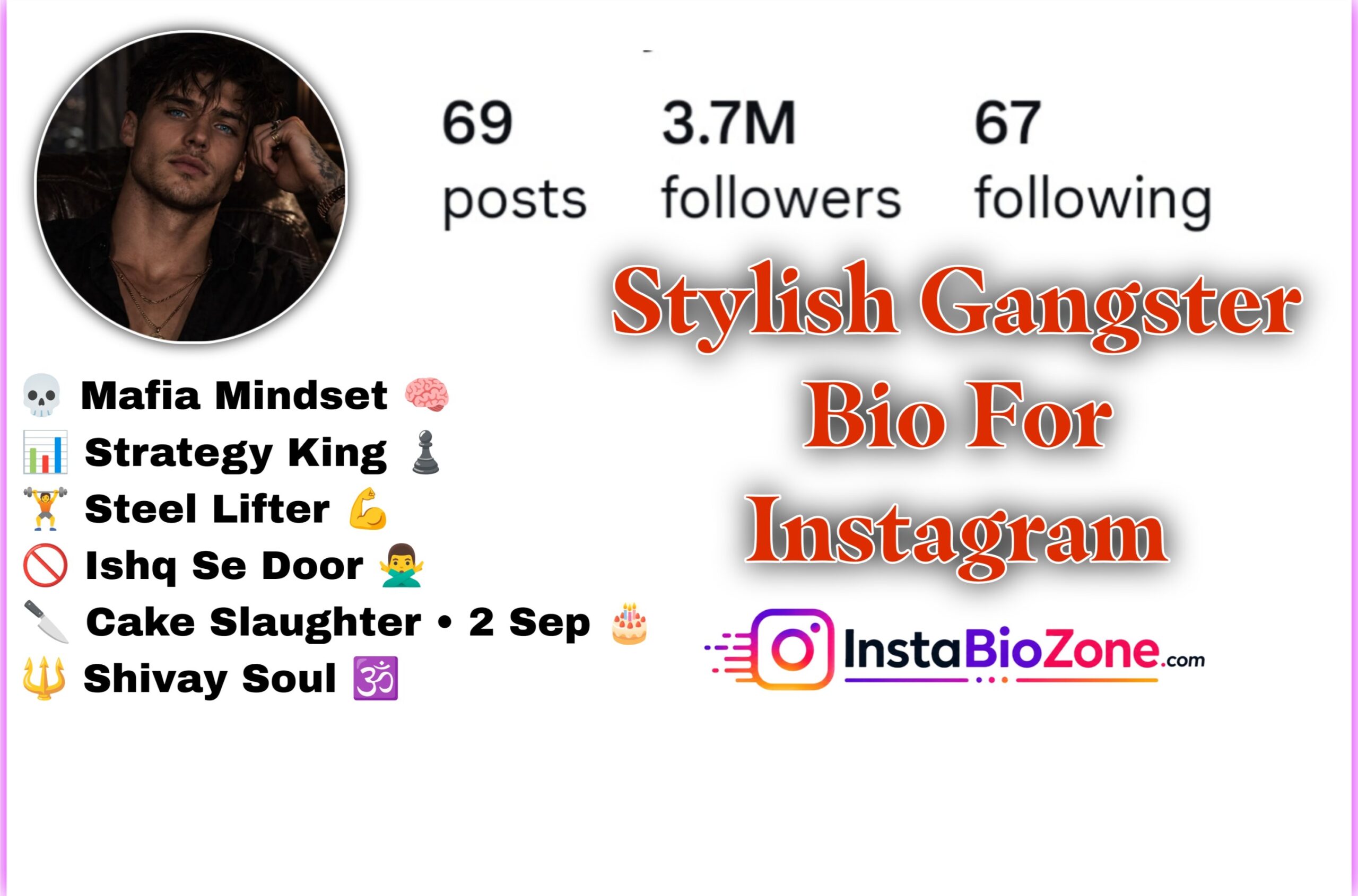 Stylish Gangster Bio For Instagram