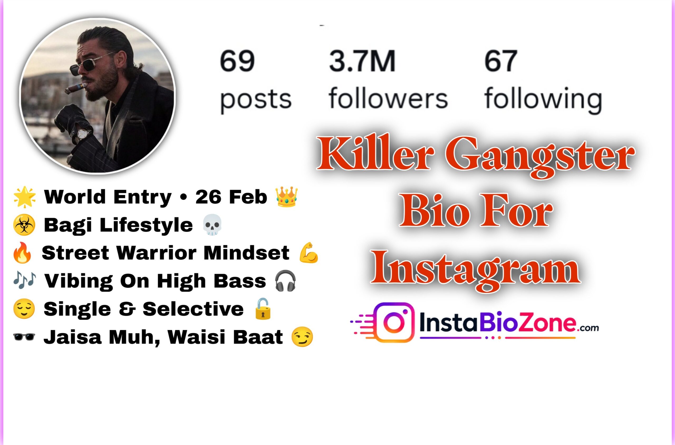 Killer Gangster Bio For Instagram