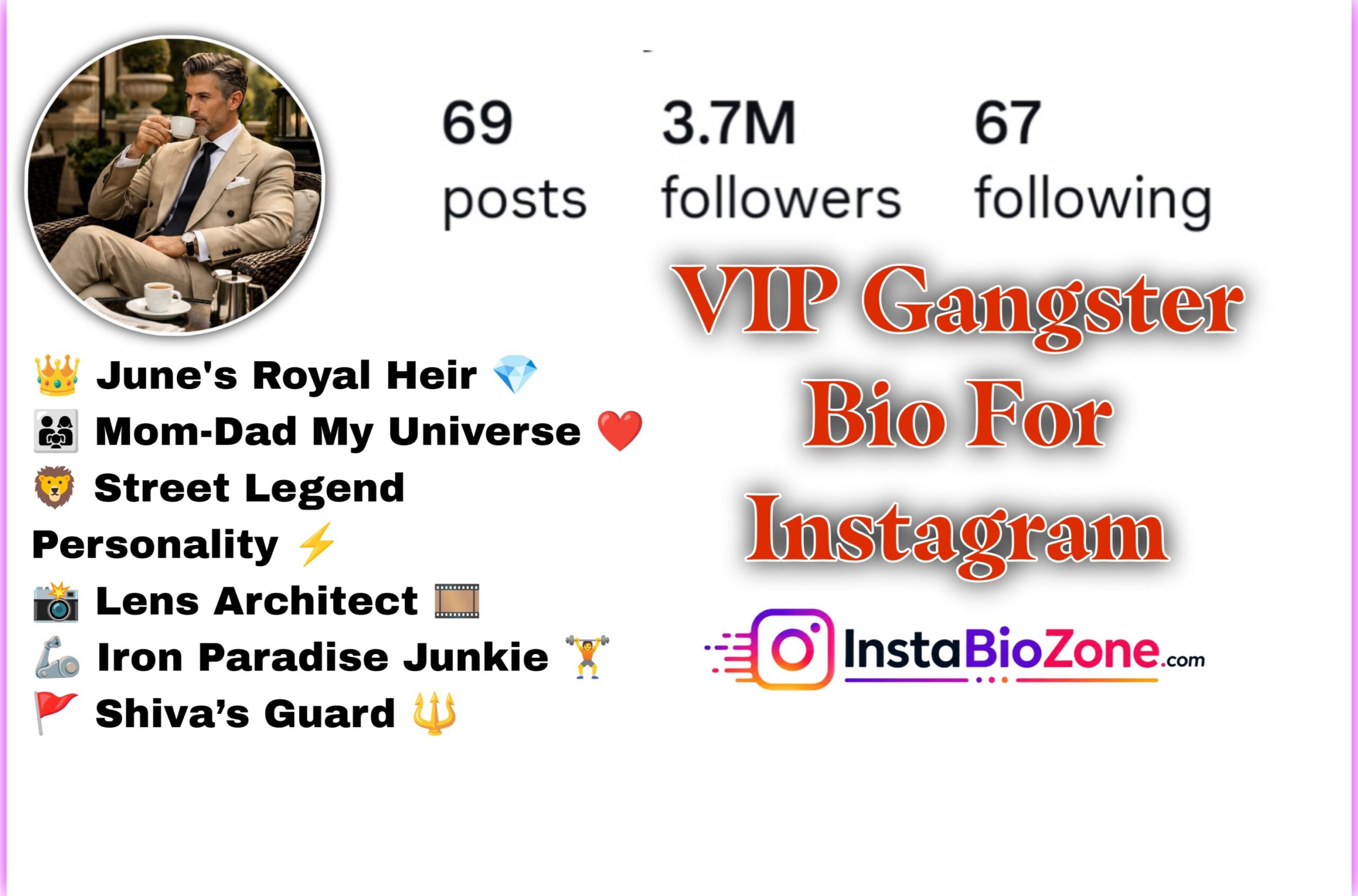 VIP Gangster Bio For Instagram