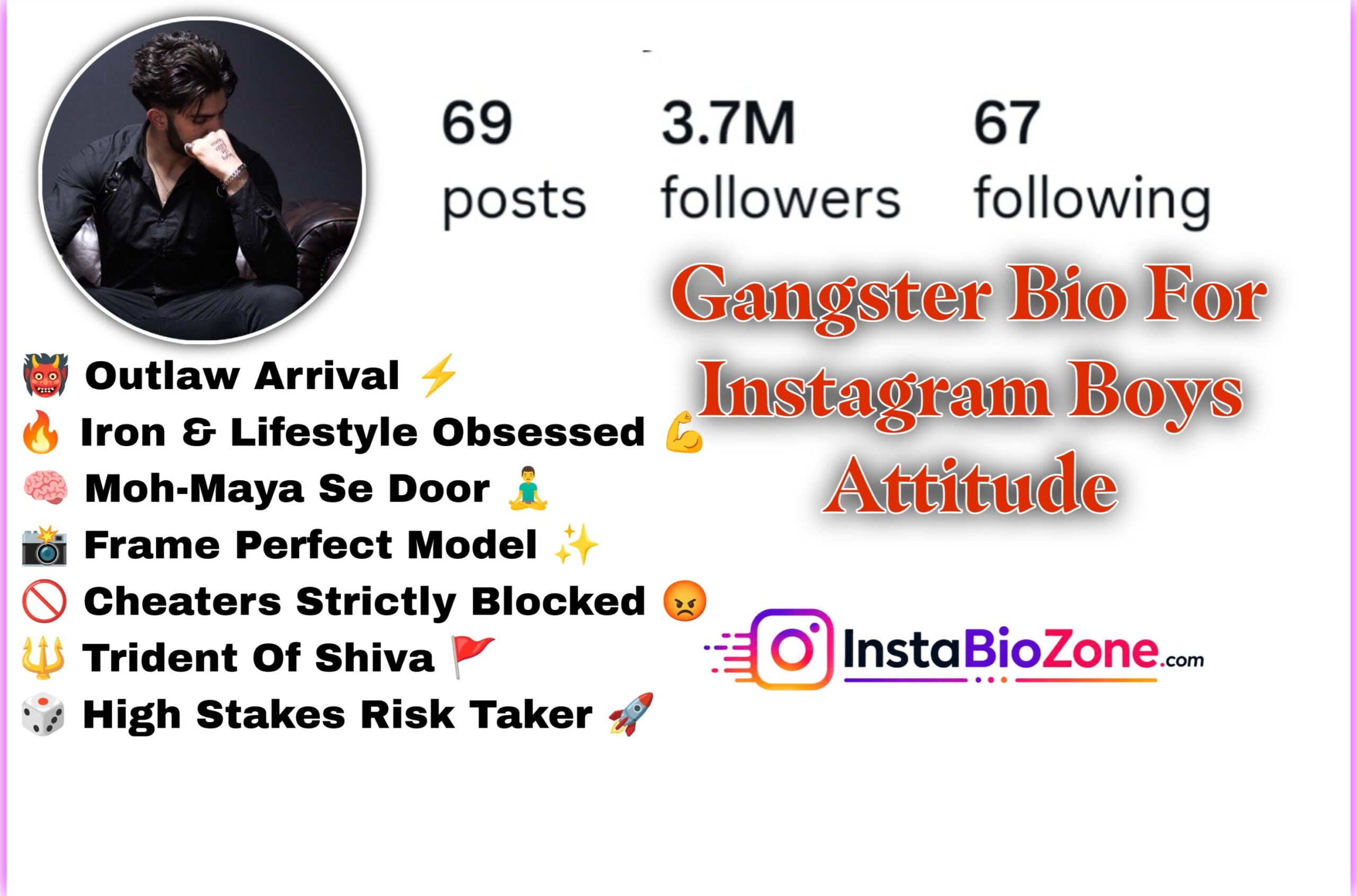 Gangster Bio For Instagram Boys Attitude