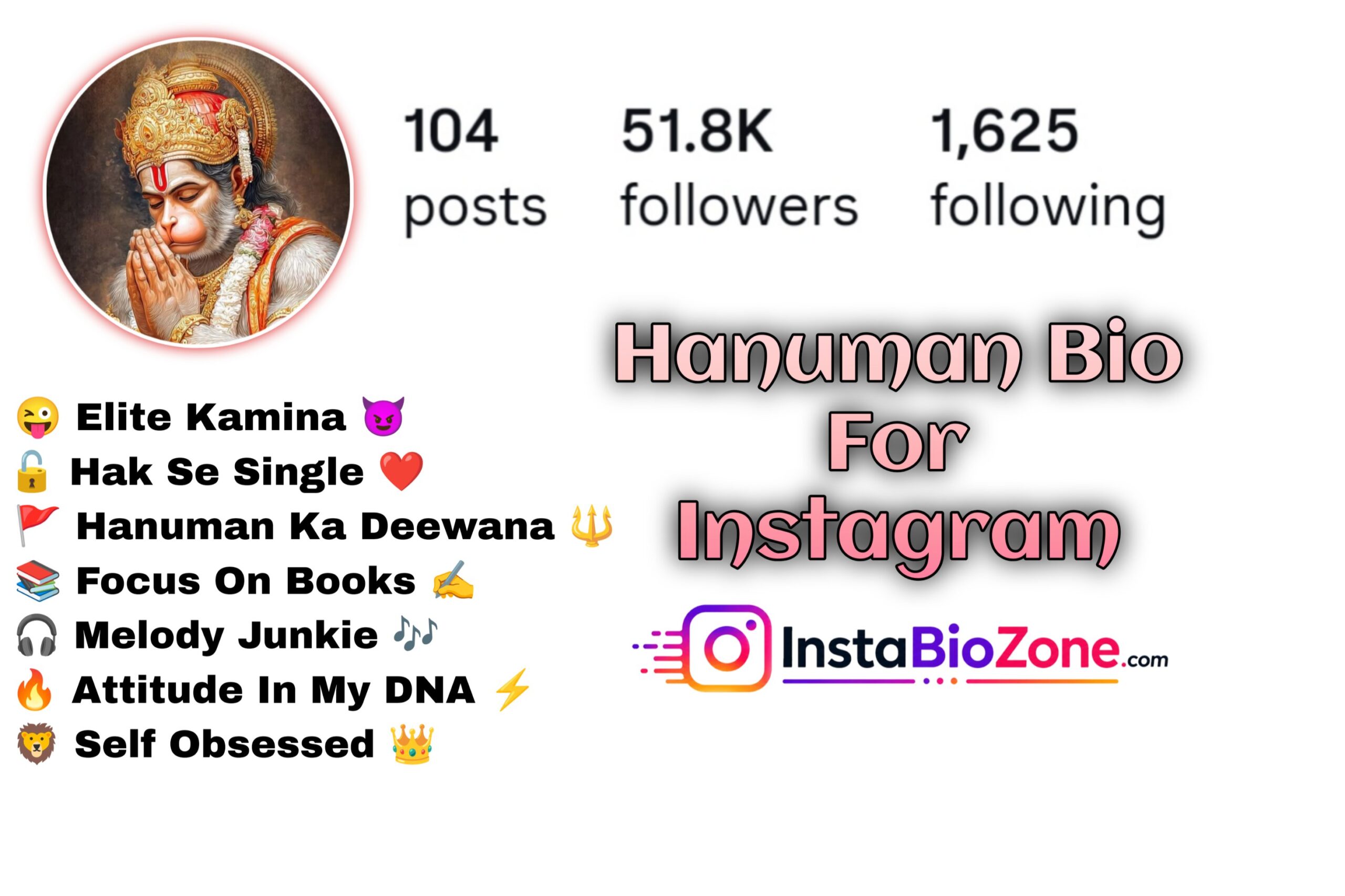 Hanuman Bio For Instagram