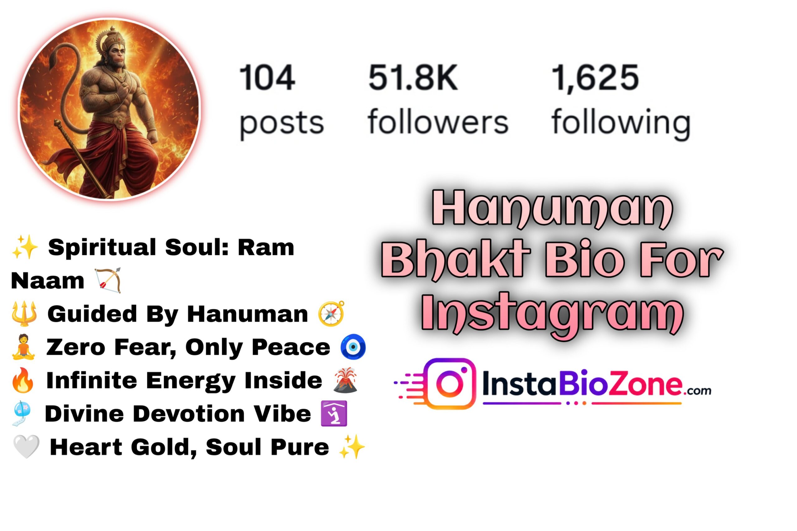 Hanuman Bhakt Bio For Instagram