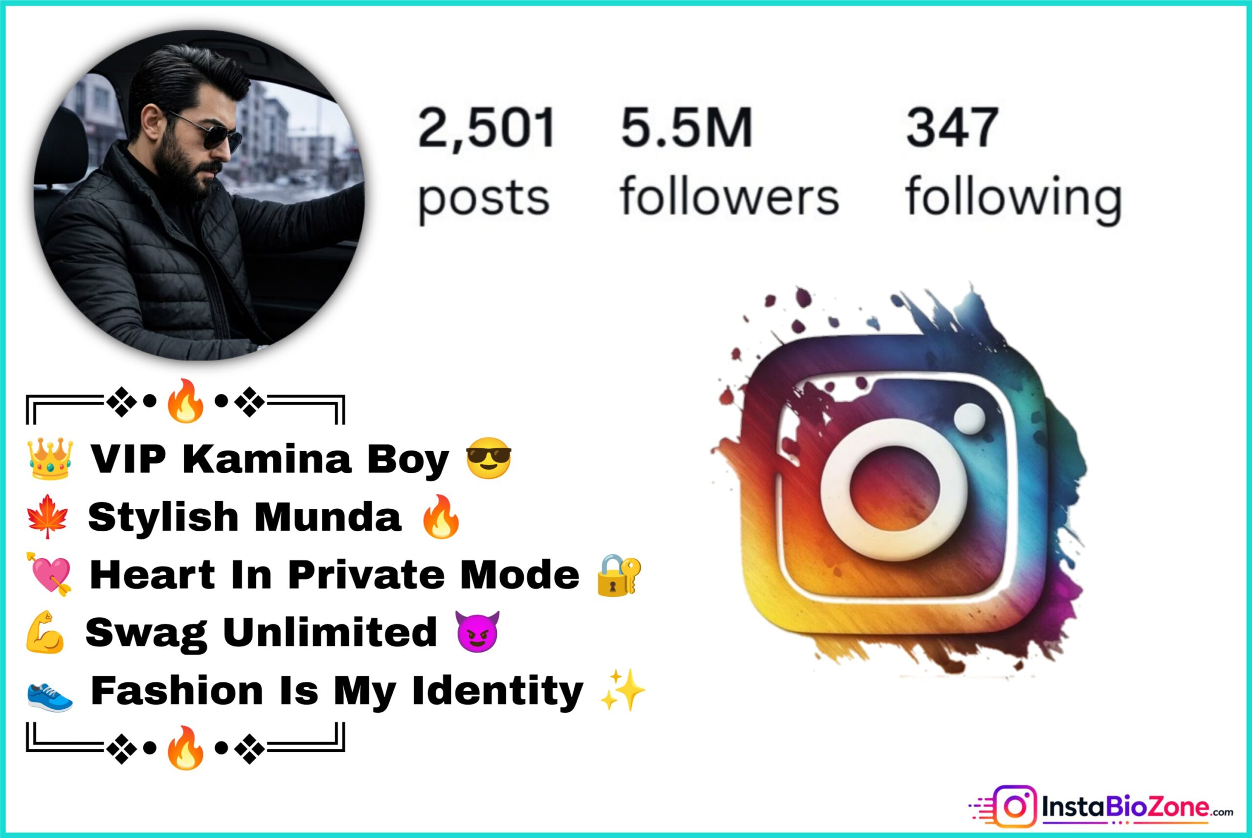 VIP Instagram Bio For Boys Attitude