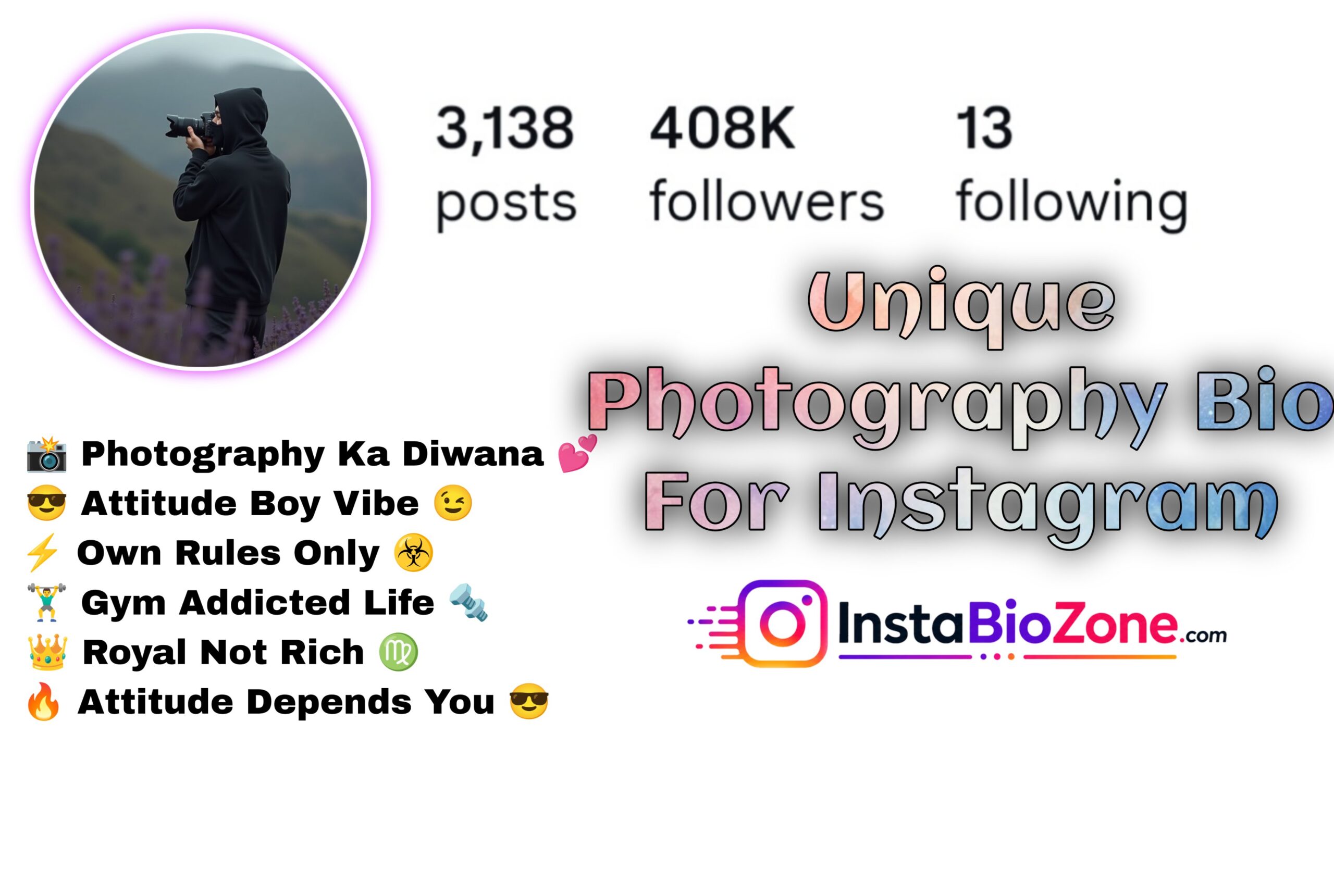 Unique Photography Bio For Instagram