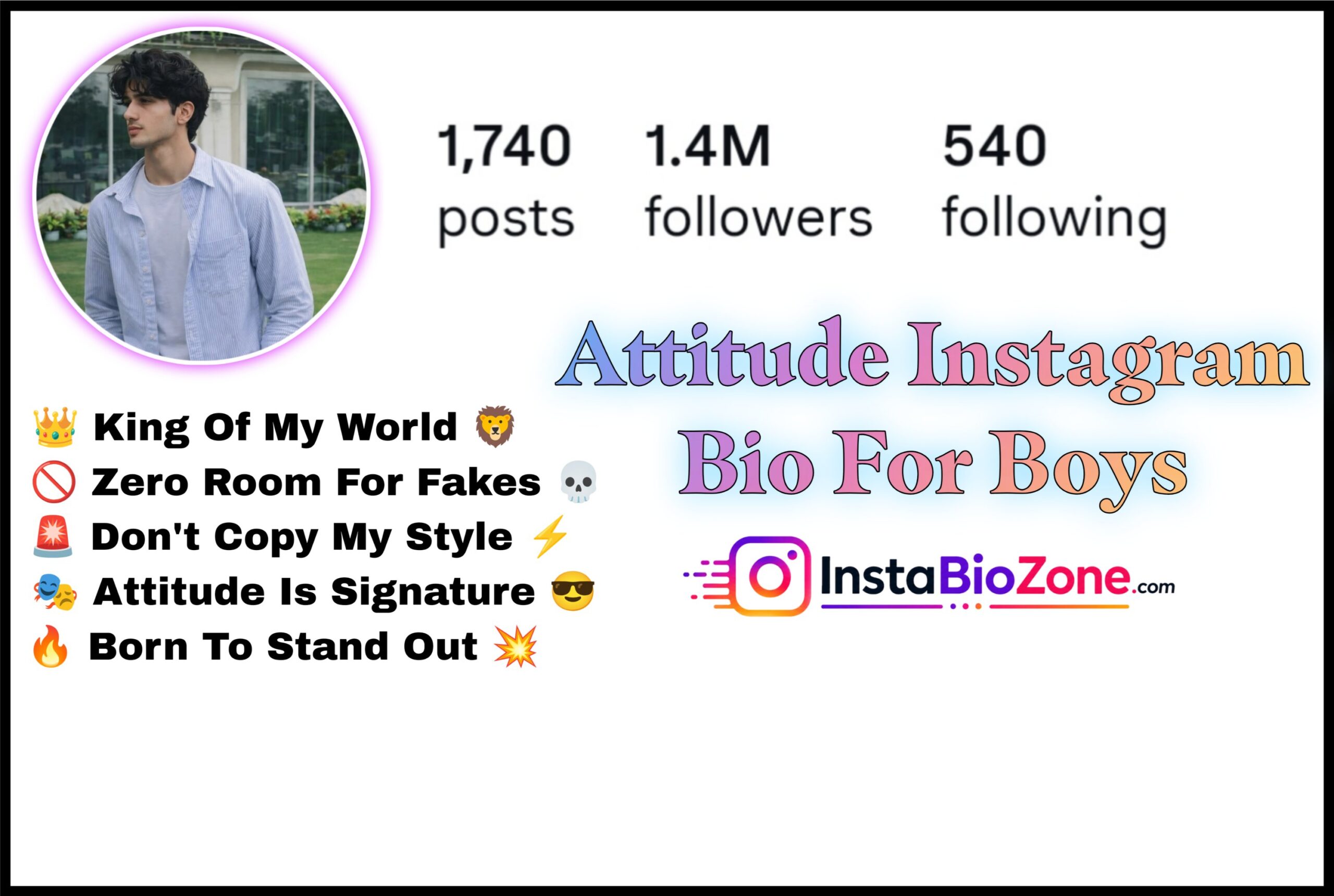 Attitude Instagram Bio For Boys