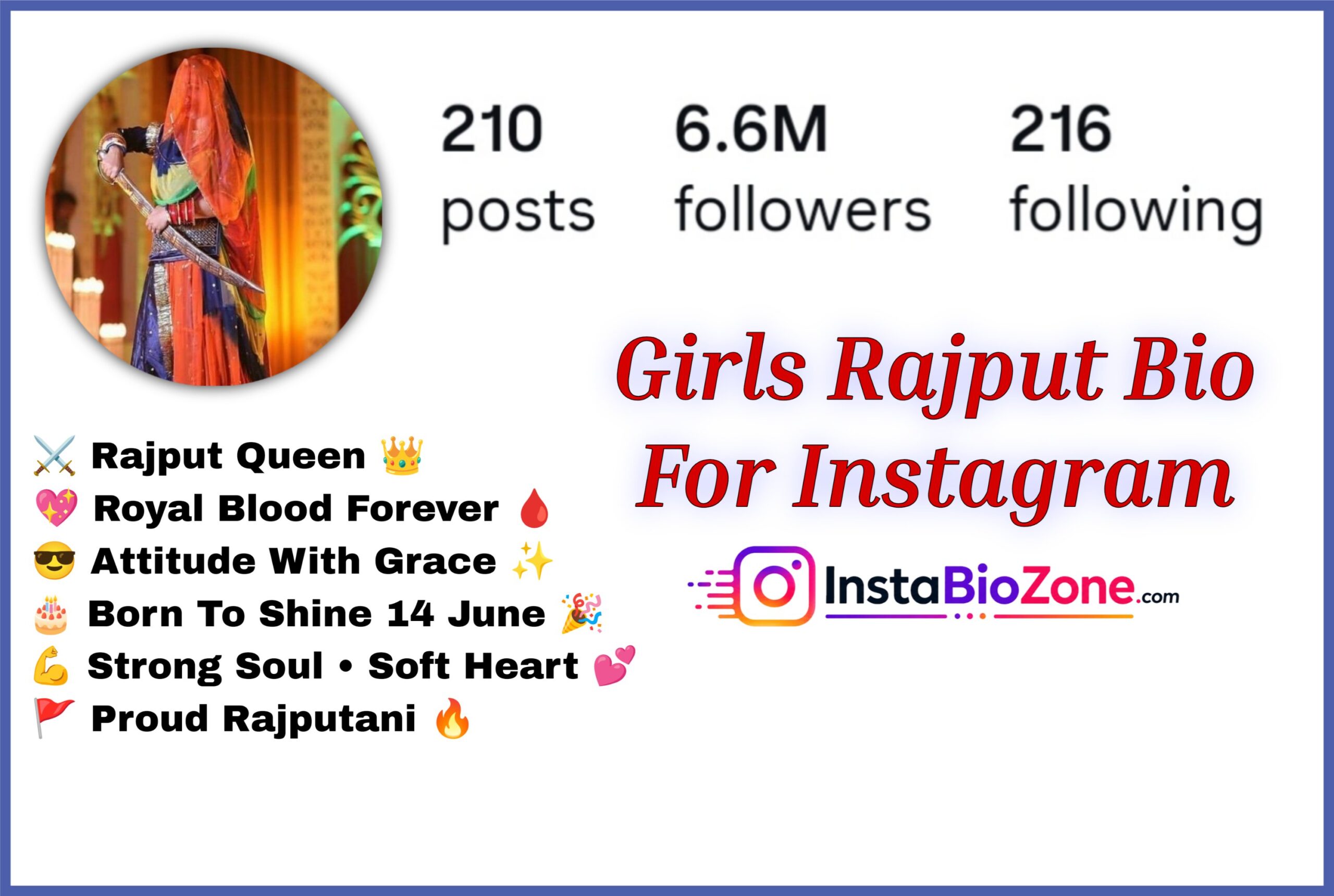 Girls Rajput Bio For Instagram 