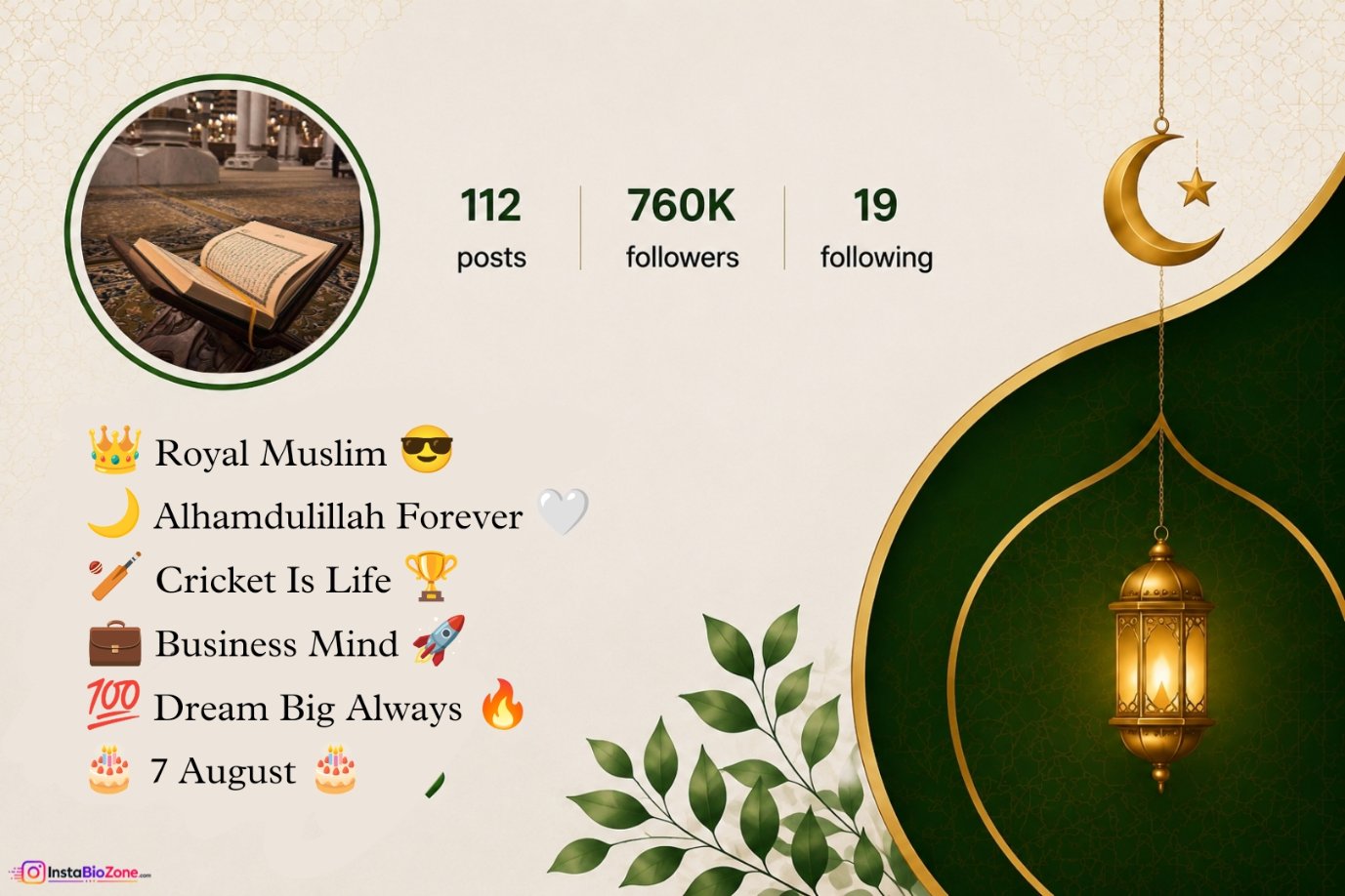 Attitude Islamic Bio For Instagram