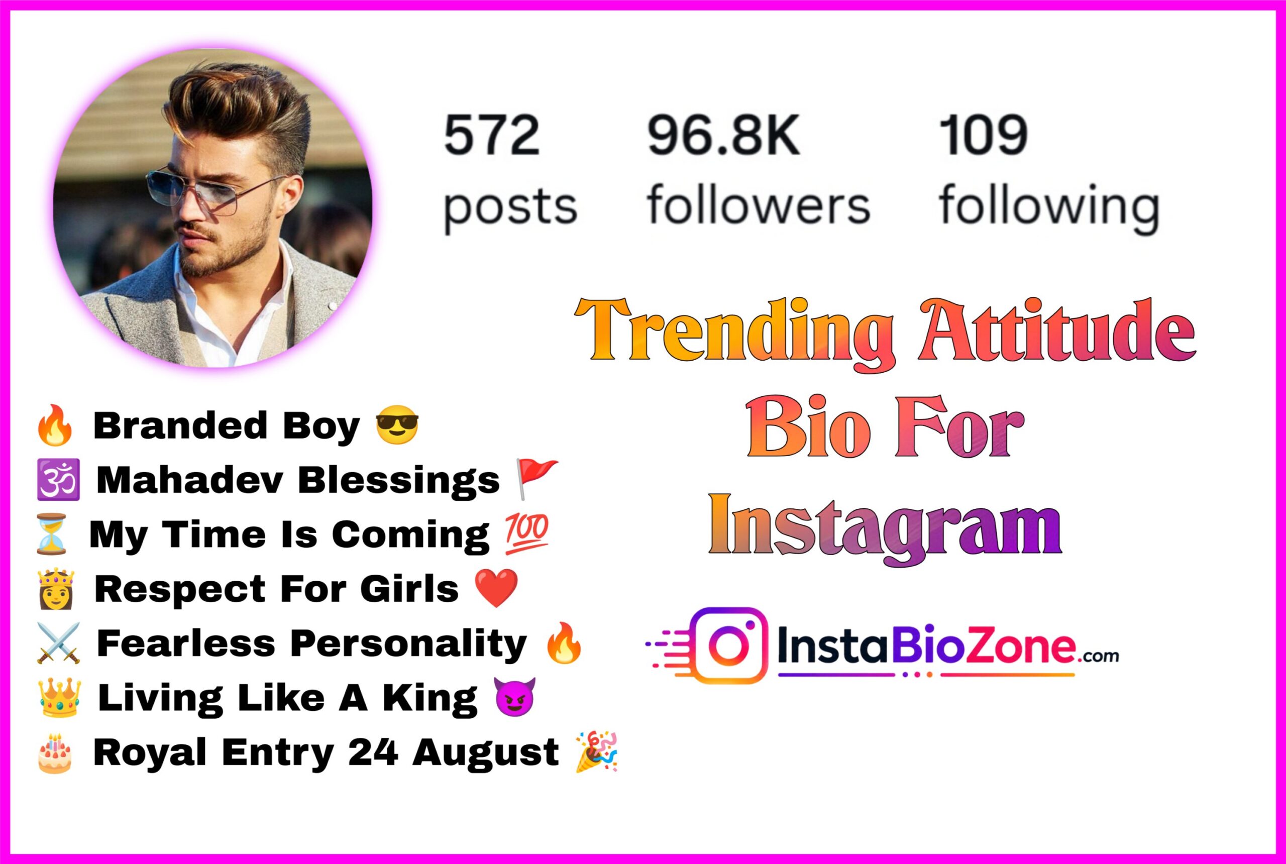 Trending Attitude Bio For Instagram