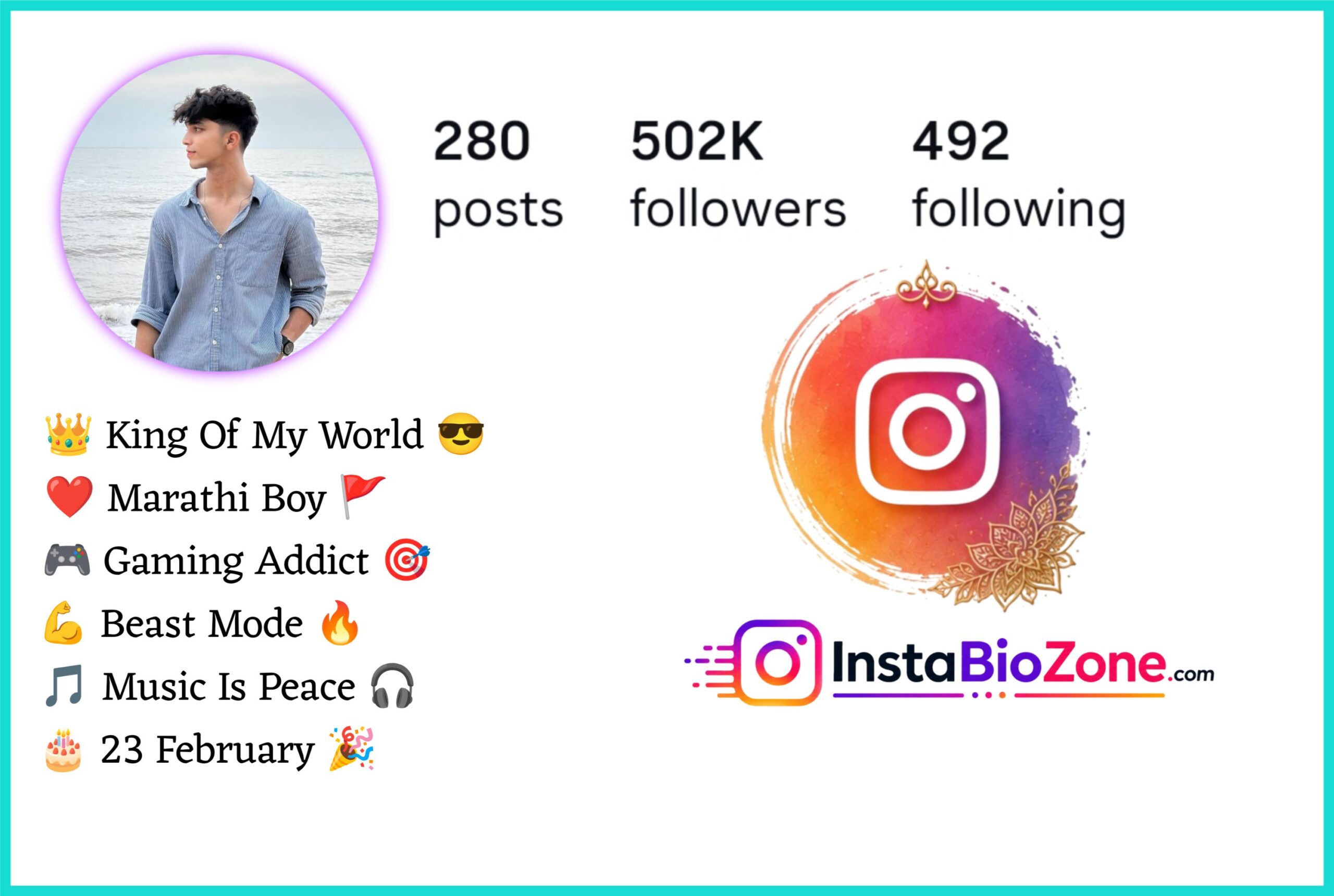 Instagram Marathi Bio For Boys
