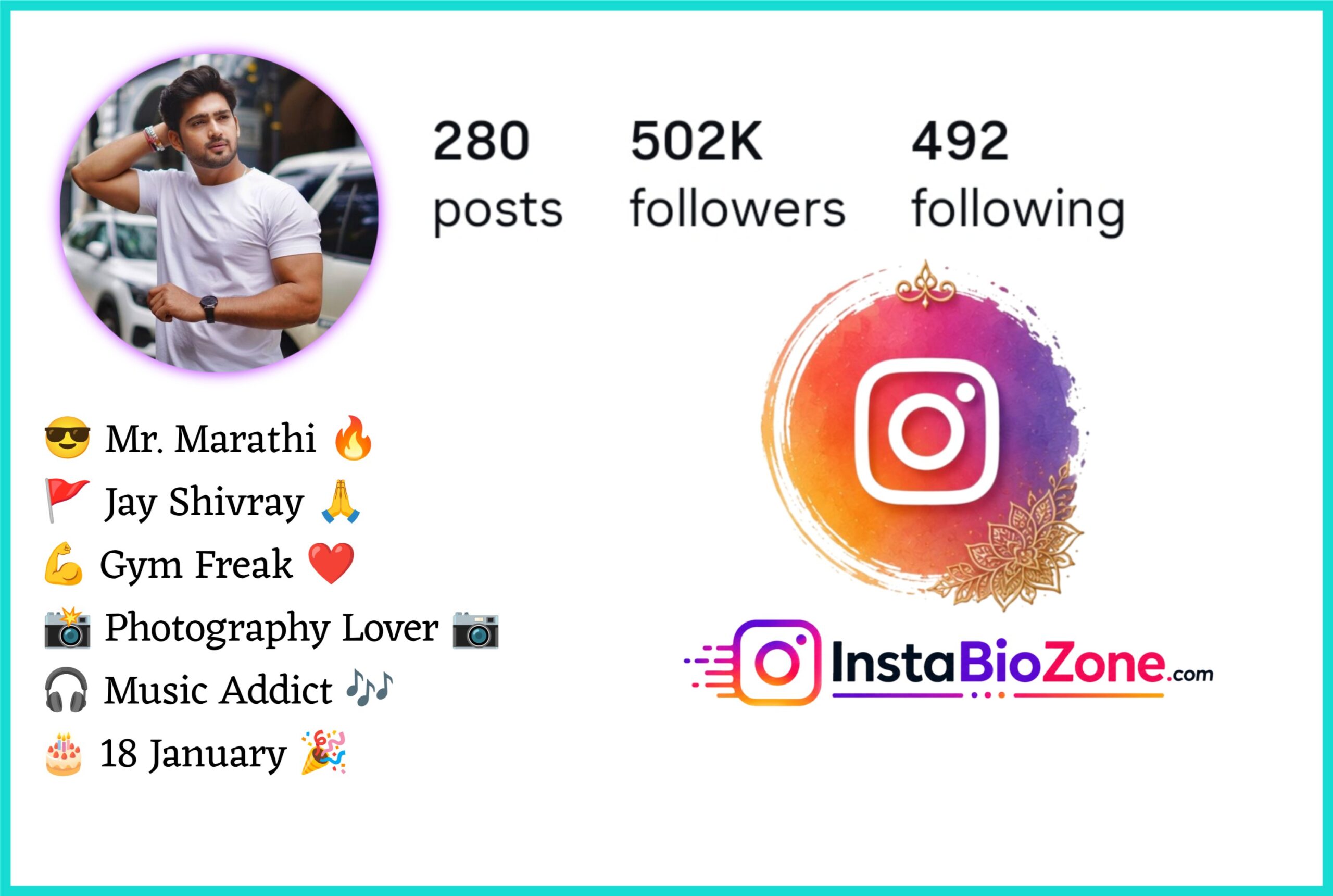 Instagram Bio For Marathi Boy Stylish