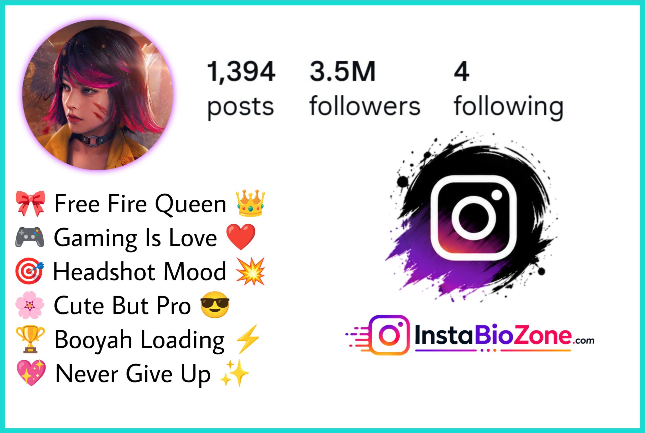 Free Fire Bio For Instagram For Girls