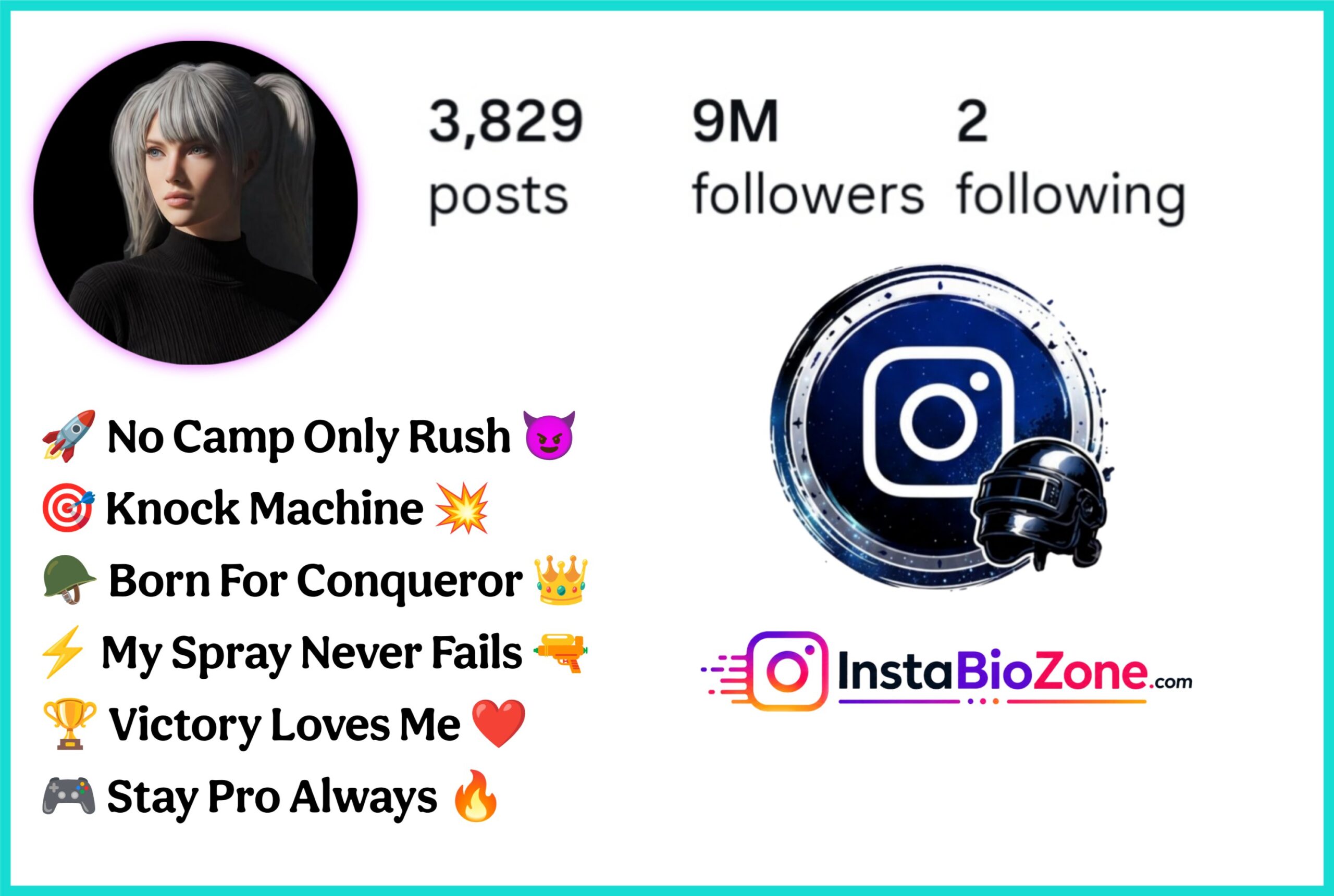 Instagram Bio For PUBG Boys